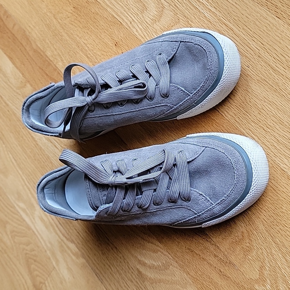Rag & Bones New York Leather Suede Lace Up Casual Sneaker